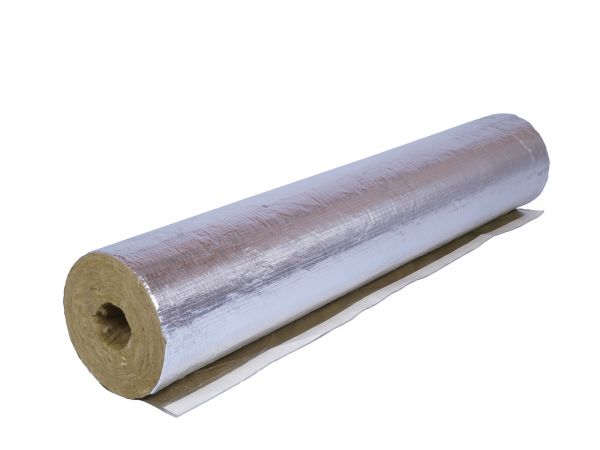 RS800 48x50 mm Rockwool-Rohrisolierung alukaschiert (EnEV 100 %)