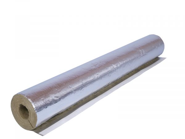 Abbildung RS800 54x40 mm Rockwool-Rohrisolierung alukaschiert