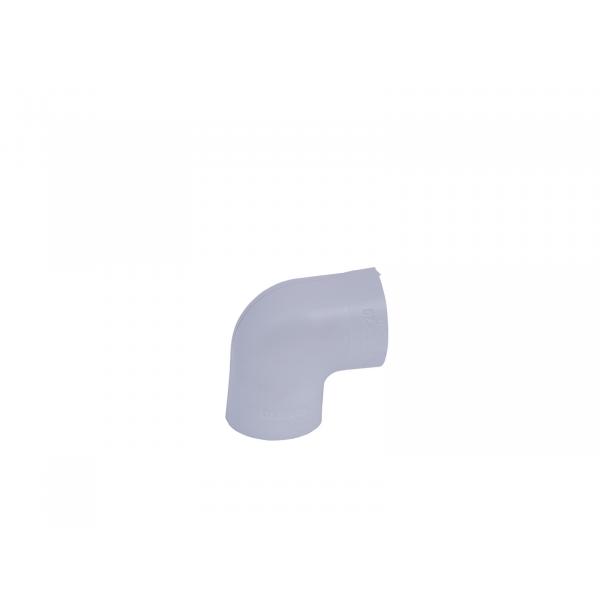 Abbildung PVC-Bogen 90 ° 76x60 mm, hellgrau