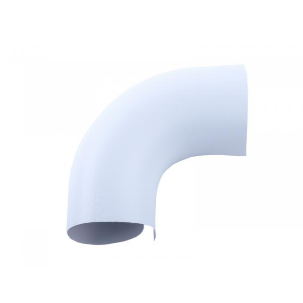 Abbildung Keutner H-Bogen 90 ° 21x20 mm f. Iso. 22x20 mm (LANG) PVC, hellgrau