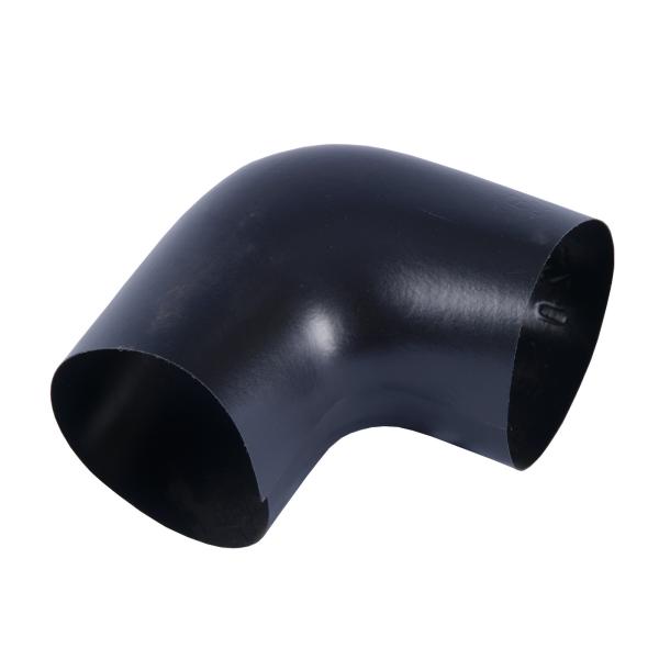 Abbildung PVC-Bogen 90 ° 28x20 mm  SCHWARZ matt