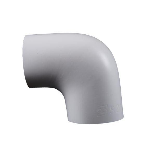 Abbildung PVC-Bogen 90 ° 89x30 mm  WEISS matt