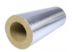 Weiteres Bild zu Rauchrohrschale 140x40 mm Rockwool alukaschiert / Kaminrohrschale