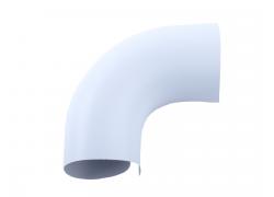 Keutner Norm 5 Bogen 90 ° 48x30 mm f. Iso. 48x30 mm (LANG) PVC Keutner hellgrau