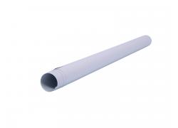24 cm PVC-Zuschnitt hellgrau, bis 70 mm Durchmesser