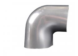 EKATEC-Bogen 90° 42x50 mm, PVC-Verbund in Metalloptik, uv-beständig