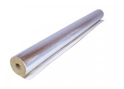 Conlit® Steelprotect Section 108 x 40 mm alukaschiert, für Stahlrundstützen, Brandschutzschale (VE 3 m)