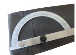 Weiteres Bild zu Gradmesser 150×270 mm mit Feststellschraube