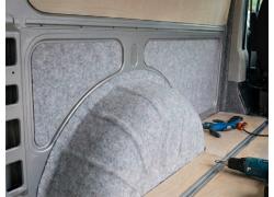 MUSTER VANUE Camper FILZ MITTELGRAU , eins. selbstklebend 2,5 mm dick