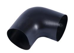 PVC-Bogen 90 ° 18x20 mm  SCHWARZ matt