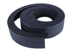 PVC-Endmanschette 18 mm SCHWARZ, 5 mtr.-Rolle